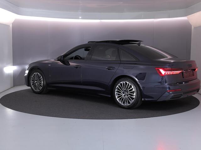 Audi A6 Limousine 50 TFSI e quattro S edition 299 pk S-tronic | SOH 91% | Navigatie | Panoramadak | Trekhaak (wegklapbaar) | Parkeersensoren (Park assist) | Rondomzicht camera | Stoelverwarming | S-Line |