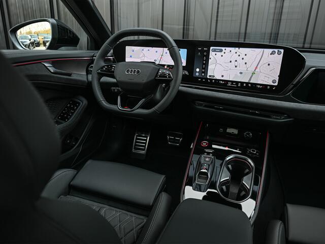 Audi A6 Avant 2.0 e-hybrid quattro S edition |MMI interface update | Achteras besturing | Premium S-Seats | Trekhaak | B&O Sound | Head-Up | Soft-Close | Adaptive Cruise | Passagiers display | 5 jaar garantie | Luchtvering