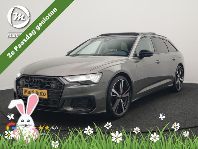 Audi A6 Avant 55 TFSI e Quattro S Line Competition PHEV 367pk | Trekhaak Af Fabriek | Panodak | Adaptive Cruise | 360 Camera | Matrix LED | Bang & Olufsen Sound | Lederen Comfortstoelen Memory & Massage & Ventilatie | Keyless | Stuur Verwarmd | Plug In Hybrid |
