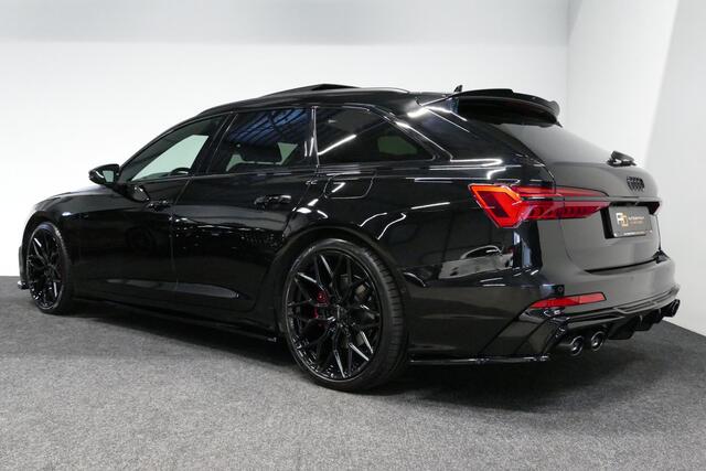 Audi A6 Avant 55 TFSI e quattro S Competition / RS6 Look / S Line / Maxton Design Bodykit V.2 / Panoramadak / Matrix LED / Stoelverwarming voor + achter / Apple Carplay - Android Auto / 21'' Vossen Look / Achteruitrijcamera / Dodehoek detectie / Audi Sound System
