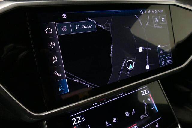 Audi A6 Avant 55 TFSI e quattro S Competition / RS6 Look / S Line / Maxton Design Bodykit V.2 / Panoramadak / Matrix LED / Stoelverwarming voor + achter / Apple Carplay - Android Auto / 21'' Vossen Look / Achteruitrijcamera / Dodehoek detectie / Audi Sound System