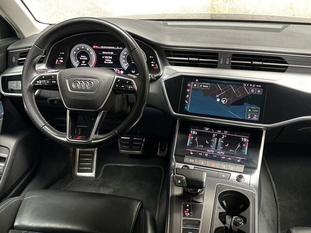 Audi A6 Avant 55 TFSI e quattro S-Line Competition 368Pk Automaat (2X S-LINE, APPLE CARPLAY, SPORTZETELS, NAPPA LEDER, MEMORY SEATS, CAMERA, ADAPTIVE CRUISE, ELEK ACHTERKLEP, STOELVERWARMING ACHTER, NIEUWSTAAT)