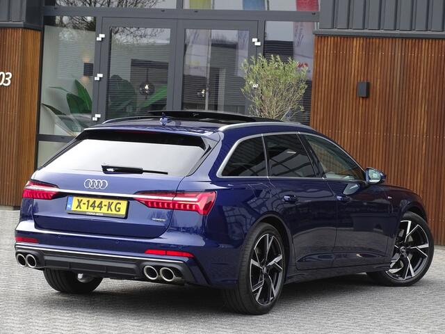 Audi A6 Avant 55 TFSIe 367PK Quattro / S6 Edit / Pano / Matrix / 360° / carbon