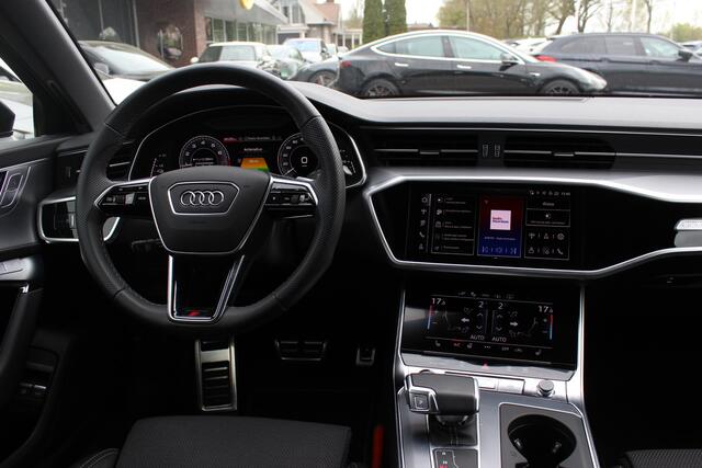Audi A6 Limousine 50 TFSI e quattro S edition / Trekhaak / 360Camera / Keyless / Matrix LED / Half leder / 20'' / Carplay / Dodehoek / Stuurverwarming / Stoelverwarming 4x / ACC / Getint glas