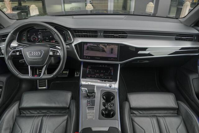 Audi A6 Limousine 55 TFSIe Competion 367pk Quattro Panoramadak 4-wielbesturing Nachtzicht B&O audio Matrix Trekhaak elektrisch