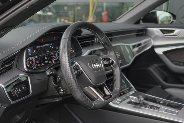 Audi A6 Limousine 55 TFSIe Competion 367pk Quattro Panoramadak 4-wielbesturing Nachtzicht B&O audio Matrix Trekhaak elektrisch