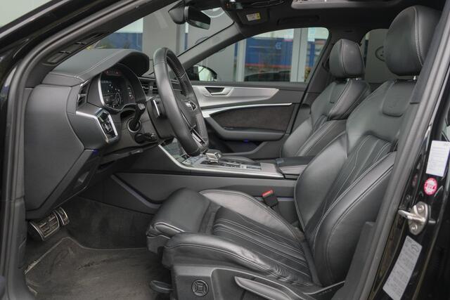 Audi A6 Limousine 55 TFSIe Competion 367pk Quattro Panoramadak 4-wielbesturing Nachtzicht B&O audio Matrix Trekhaak elektrisch