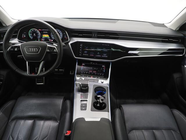 Audi A6 Avant 55 TFSI e quattro Competition Full Black | Panoramadak | Massage | Leder | 360 | Keyless | Adaptive Cruise | Sfeerlicht | Carplay