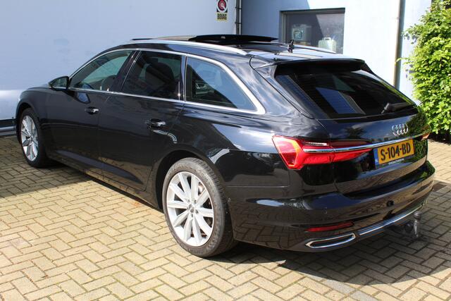 Audi A6 Avant 40 TDI S edition | Incl. 12 maanden Garantie | Panorama dak | Elektrisch wegklapbare trekhaak | Elektrisch verstelbare stoelen met memory | Elektrische kofferbakklep | Keyless entry/start | Stoelverwarming | Adaptive cruise | Navigatie | Schuif/kant