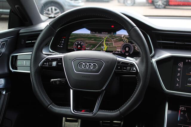 Audi A6 Limousine 55 TFSI e quattro Competition / Full option! / Trekhaak / Panoramadak / 360Camera / Head-up / Softclose / Keyless / B&O / RS Seats / 19'' / Stoelmassage+Ventilatie / Stuurverwarming / Dodehoek / DAB / ACC