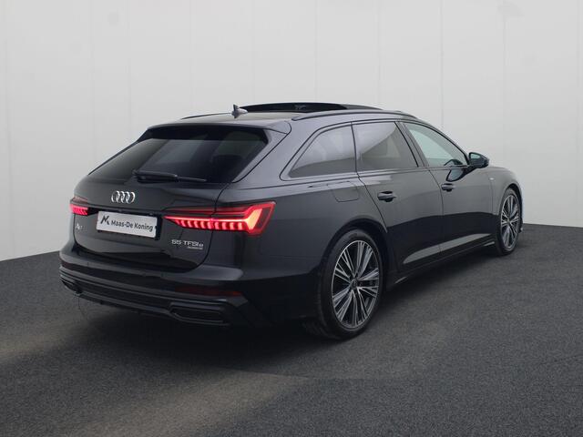 Audi A6 Avant 55TFSIe 270kW/367PK quattro Pro Line S Competition · Panoramadak · Camera · Apple/Android Car Play · HEAD-UP Display · Dodehoeksensoren · Adaptive CC · Leder/Alcantara