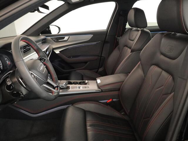 Audi A6 Avant 55 TFSI e quattro S edition Competition 367 pk S-tronic | Verlengde garantie | Navigatie | Panoramadak | Trekhaak (wegklapbaar) | Parkeersensoren (Park assist) | Rondomzicht camera | Lederen bekleding | S-Line |