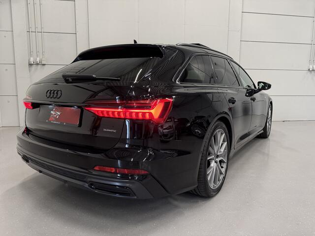 Audi A6 Avant 55 TFSI e quattro Competition BLACK ALL BLACK PANO/TREKHAAK/B&O/20"/MEMORY/MATRIX/ACC/CAMERA/BLACK-OPTIC/NET GROTE OH BEURT GEHAD MET RONDOM NW REMMEN/BANDEN ALLES!!/BLACK ALL BLACK