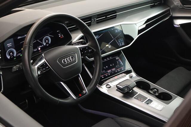 Audi A6 Avant 50 TFSIe 299pk quattro S edition B&O Panoramadak Trekhaak 360Camera Keyless Matrix ACC Stoelverwarming HUD Navigatie 2x S-Line