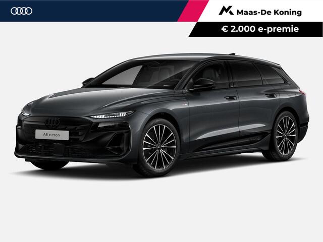 Audi A6 e-tron S edition 83 kWh 286 PK · Trekhaak elek. wegklapbaar · Zwarte lederen sportstoelen · Optiekpakket zwart