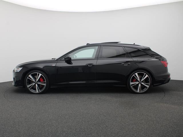 Audi A6 Avant 55 TFSI e quattro S edition Competition 367PK Aut. Panoramadak, Trekhaak, Head-Up Display, Stoel-Stuurverwarming, Keyless, Matrix LED Verlichting, 360gr. Camera, Side Assist, 20" LM velgen, Adaptieve Cruise Control