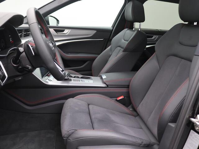 Audi A6 Avant 55 TFSI e quattro S edition Competition 367PK Aut. Panoramadak, Trekhaak, Head-Up Display, Stoel-Stuurverwarming, Keyless, Matrix LED Verlichting, 360gr. Camera, Side Assist, 20" LM velgen, Adaptieve Cruise Control