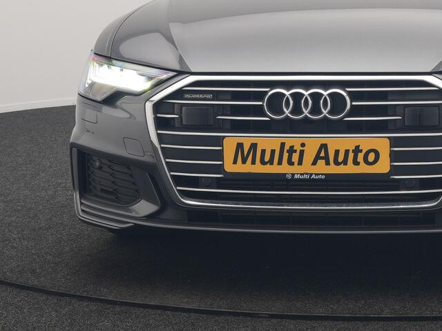 Audi A6 Avant 50 TFSI e quattro S Line 300pk PHEV Dealer O.H | Trekhaak af Fabriek | Adaptive Cruise | Lederen Sportstoelen Memory | Apple Carplay | 19"L.M | BLIS | Virtual |