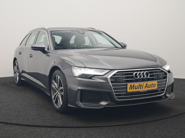 Audi A6 Avant 50 TFSI e quattro S Line 300pk PHEV Dealer O.H | Trekhaak af Fabriek | Adaptive Cruise | Lederen Sportstoelen Memory | Apple Carplay | 19"L.M | BLIS | Virtual |
