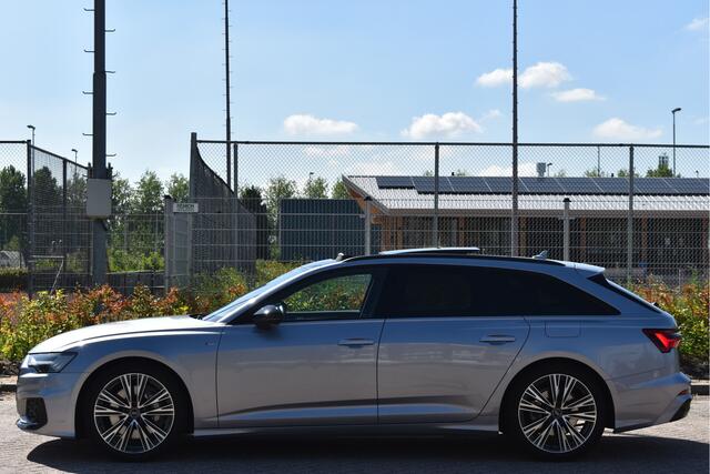 Audi A6 Avant 50 TFSI e quattro S edition 299 pk | Keyless | Standkachel | Pano.dak | Camera | Elekt.stoelen | Carplay | DAB | Stuurverwarming | Full LED | 20" LM