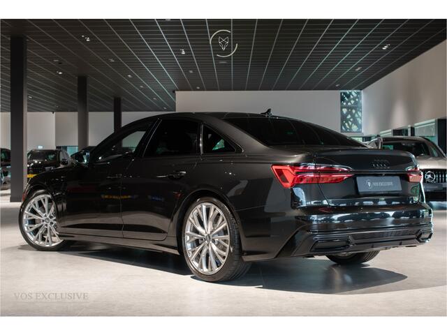 Audi A6 Limousine 55 TFSI Quattro DESIGN S-Line Pro Line Plus Luchtvering|4W-sturing|B&O Advanced|21"|ACC|HUD|Softclose|MEM|360°|Blackline|LED|Nachtzicht|New Service