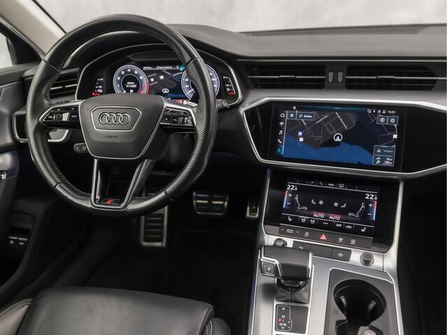 Audi A6 Avant 55 TFSI e quattro S-Line Competition 368Pk Automaat (2X S-LINE, APPLE CARPLAY, SPORTZETELS, NAPPA LEDER, MEMORY SEATS, CAMERA, ADAPTIVE CRUISE, ELEK ACHTERKLEP, STOELVERWARMING ACHTER, NIEUWSTAAT)