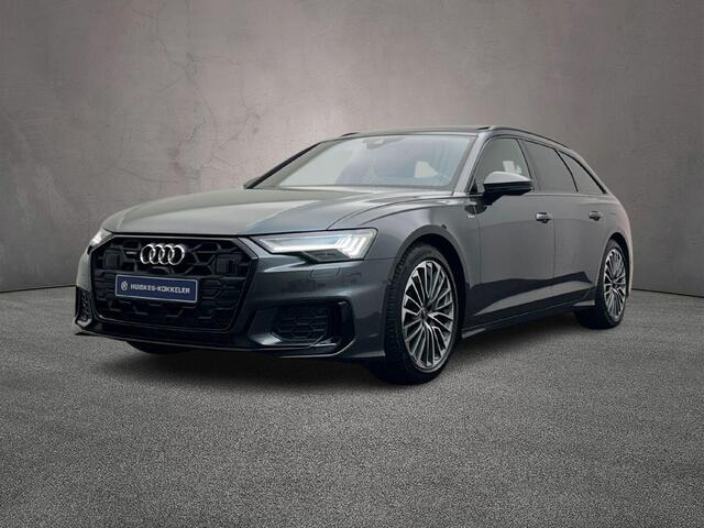Audi A6 Avant 55 TFSI e 367PK quattro Trekhaak | Panoramadak | Verwarmbaar-Stuur | B&O | Akoestisch-Glas | HD-Matrix | Tour-Pack | Stoelverwarming | Elekt.voorstoel-Memory-bestuurder | Comfort-Sleutel