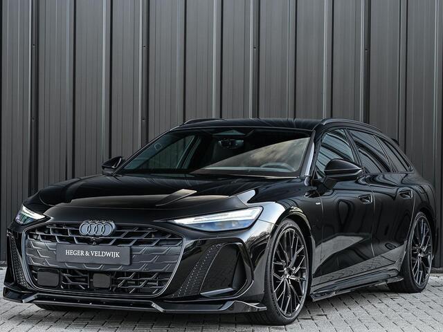 Audi A6 Avant 2.0 e-hybrid quattro S edition Competition | Panoramadak | B&O | Stoelventilatie en Massage | 360 Camera | Luchtvering | Ambiance Interieur | Achterasbesturing | Carbon Inleg | Head-Up | S-Seats | Passagiers Display |