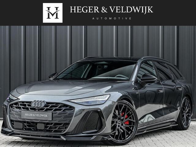Audi A6 Avant 2.0 e-hybrid quattro S edition Competition | Panoramadak | B&O | Stoelventilatie en Massage | 360 Camera | Luchtvering | Ambiance Interieur | Achterasbesturing | Carbon Inleg | Head-Up | S-Seats | Passagiers Display |