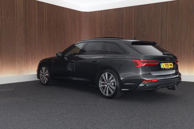 Audi A6 Avant 55 TFSIe 367pk quattro Competition Luchtvering HUD Trekhaak Keyless Stoelverwarming Panoramadak Memory Stoelen