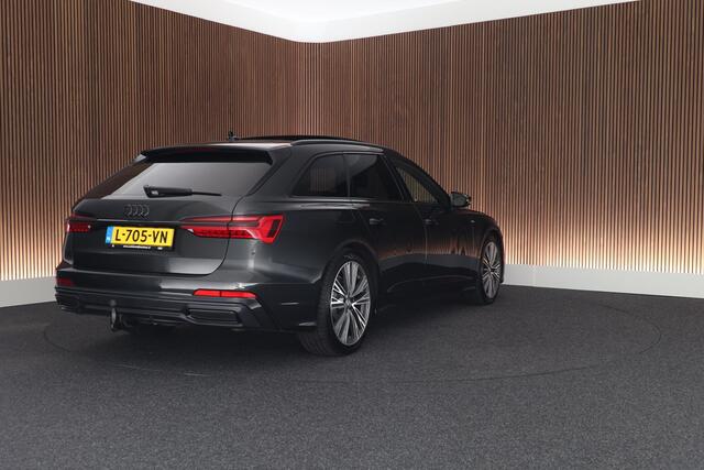 Audi A6 Avant 55 TFSIe 367pk quattro Competition Luchtvering HUD Trekhaak Keyless Stoelverwarming Panoramadak Memory Stoelen