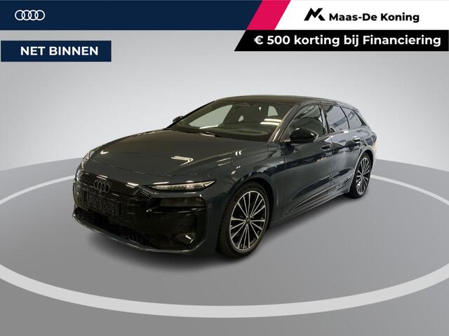 Audi A6 Avant e-tron S edition 83 kWh 286pk · SOH 99,5% · Panoramadak · Luchtvering · Camera · SONOS Sound · Head-Up Display · Elek. Achterklep · Stoelverwarming · Garantie t/m 06-10-2030 of 100.000km
