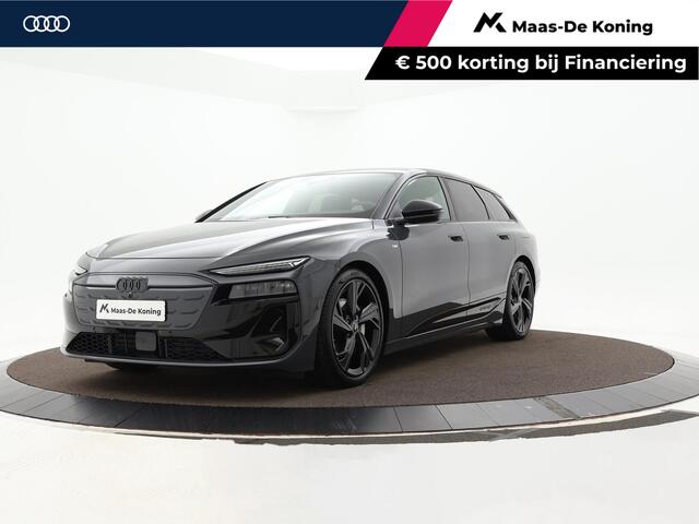 Audi A6 Avant e-tron 367pk edition performance 100 kWh · SOH 97,8% · Warmtepomp · 360 Camera · Luchtvering · Wegklapbare Trekhaak · Stoel-& Stuurverwarming · 21'' Inch · Garantie t/m 10-12-2030 of 100.000km