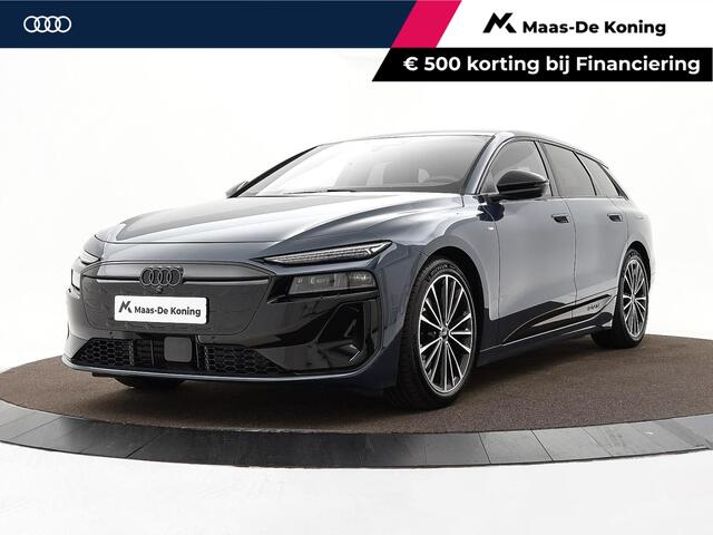 Audi A6 Avant e-tron S edition 83 kWh 286pk · SOH 99,5% · Panoramadak · Luchtvering · Camera · SONOS Sound · Head-Up Display · Elek. Achterklep · Stoelverwarming · Garantie t/m 06-10-2030 of 100.000km