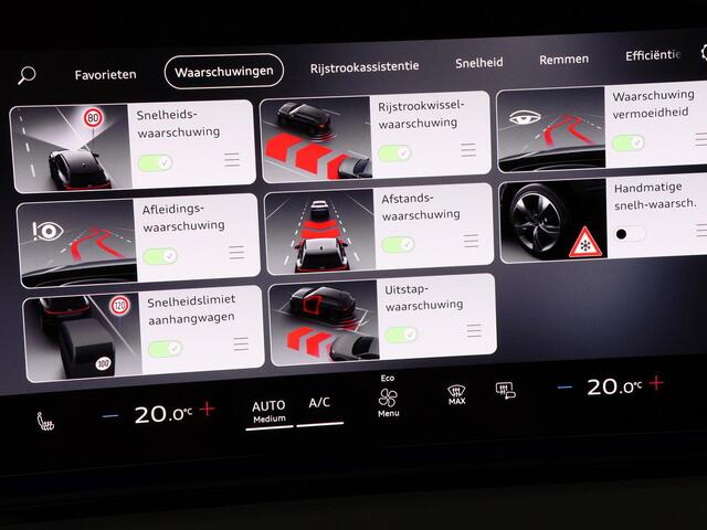 Audi A6 Avant e-tron S edition 83 kWh 286pk · SOH 99,5% · Panoramadak · Luchtvering · Camera · SONOS Sound · Head-Up Display · Elek. Achterklep · Stoelverwarming · Garantie t/m 06-10-2030 of 100.000km