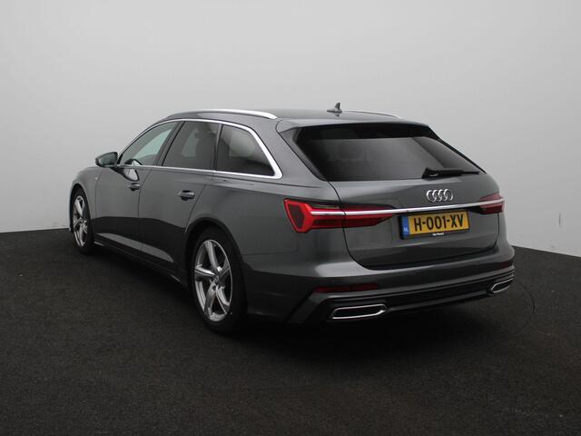 Audi A6 Avant 45 TFSI S edition Trekhaak-pakket | incl. winterbandenset | Veiligheids-pakket | alarmsysteem | Autonomous Emergency Braking |bots herkenning en activatie | cruise control | electronic climate control | LED koplampen | lederen/stof bekleding | lichtmetalen velgen 5-spaaks 19"| navigatiesysteem full map | S Line exterieur | airco separaat achter | lichtmetalen velgen 5-spaaks 19" | voorstoelen verwarmd |