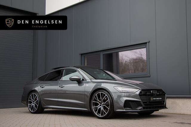 Audi A7 Sportback 55 V6 340PK TFSI 3x S-line | ACC | 360 Camera | Massage | Ventilatie + Verwarming | Luchtvering | Pano | Lane & Side Assist | B&O | Head Up | TH 2000kg | 21"| Apple & Android Carplay | Quattro | ¤149.188 N.P