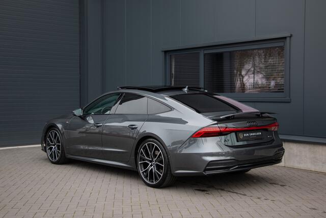 Audi A7 Sportback 55 V6 340PK TFSI 3x S-line | ACC | 360 Camera | Massage | Ventilatie + Verwarming | Luchtvering | Pano | Lane & Side Assist | B&O | Head Up | TH 2000kg | 21"| Apple & Android Carplay | Quattro | ¤149.188 N.P