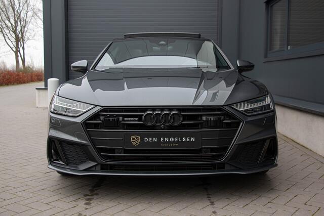 Audi A7 Sportback 55 V6 340PK TFSI 3x S-line | ACC | 360 Camera | Massage | Ventilatie + Verwarming | Luchtvering | Pano | Lane & Side Assist | B&O | Head Up | TH 2000kg | 21"| Apple & Android Carplay | Quattro | ¤149.188 N.P