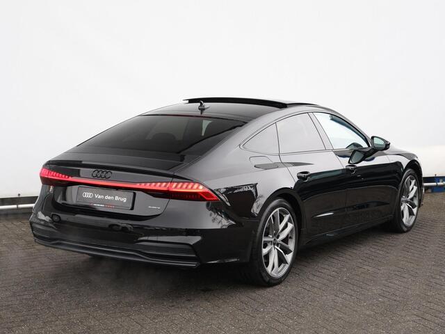 Audi A7 Sportback 55 TFSI e quattro Pro Line S Competition 367pk | Pano | B&O | HUD | 360° camera | Keyless | 20" Velgen | Trekhaak | Dodehoekdetectie | Adaptive cruise | Geh. bestuurderstoel | Elek. stoelen