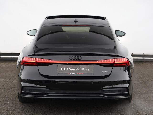 Audi A7 Sportback 55 TFSI e quattro Pro Line S Competition 367pk | Pano | B&O | HUD | 360° camera | Keyless | 20" Velgen | Trekhaak | Dodehoekdetectie | Adaptive cruise | Geh. bestuurderstoel | Elek. stoelen