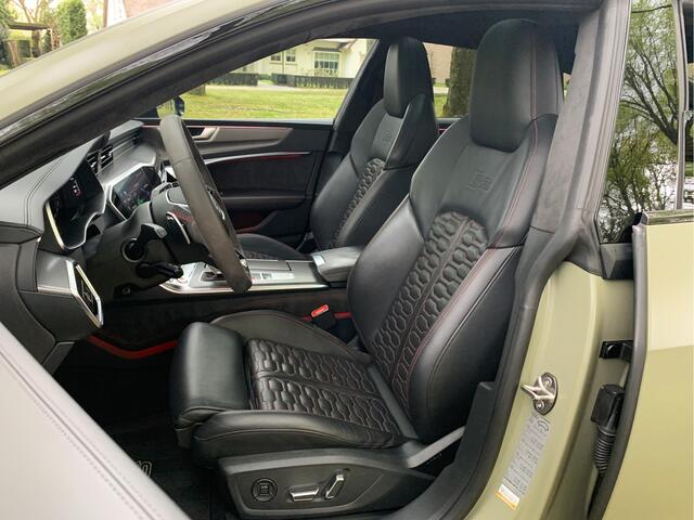 Audi A7 Sportback RS7 V8 Dynamic+ | Keramisch | 22" ABT | 4-Wielbesturing | Stoelvent. | Carbon Pack | Nachtzicht | Alcantara Hemel | B&O 3D High End | 360 Camera | Laser-LED | ACC | Valcona | Klasse-5 | Head-up | Soft-Close | Isolatieglas | Dealer OH | BTW Auto 