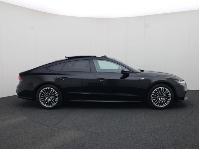 Audi A7 Sportback 50 TFSIe 270kW/367PK quattro S Line · Panoramadak · 360° Camera + Parkeersensoren · Leder · Trekhaak· Garantie t/m 10-01-2028 of 80.000km