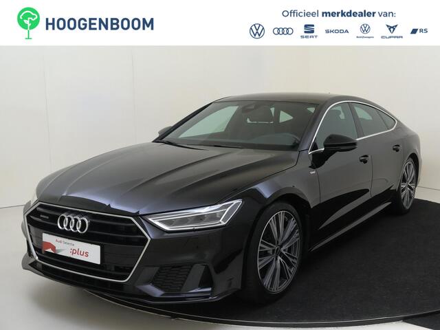 Audi A7 Sportback 50 TFSI e quattro Pro Line S | SoH 100% | Achteruitrijcamera | Bestuurdersstoel met memory | 4-zone airco | Cruise control | Navigatie | Sfeerverlichting | Lane assist |
