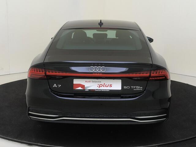 Audi A7 Sportback 50 TFSI e quattro Pro Line S | SoH 100% | Achteruitrijcamera | Bestuurdersstoel met memory | 4-zone airco | Cruise control | Navigatie | Sfeerverlichting | Lane assist |