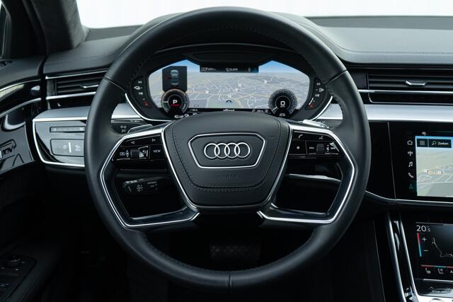 Audi A8 60 TFSI e S-Line Quattro S stoelen Pano Keyless Matrix Massage ACC 463pk