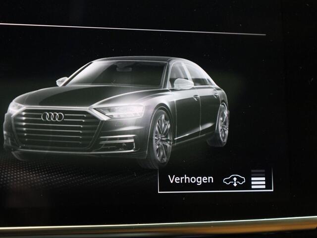 Audi A8 60 TFSIe 340kW/462PK quattro Limo Lang · Panoramadak · Leder · Rondom zichtcamera · Garantie tot januari 2027 of 100000km.