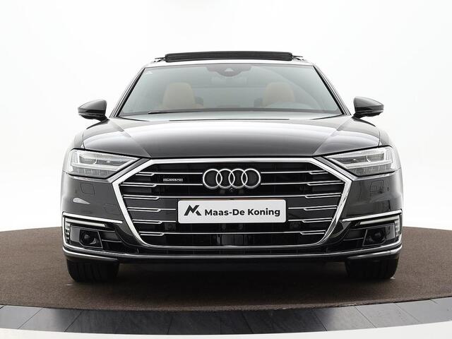 Audi A8 60 TFSIe 449pk Tiptronic Quattro Lang Pro Line · Luchtvering · Servosluiting · Panoramadak · Keyless · Elek. Stoelen · 360 Camera · 19'' Inch · Lederen bekleding · TOPDEAL