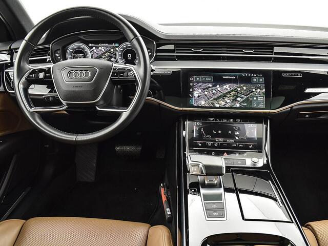 Audi A8 60 TFSIe 449pk Tiptronic Quattro Lang Pro Line · Luchtvering · Servosluiting · Panoramadak · Keyless · Elek. Stoelen · 360 Camera · 19'' Inch · Lederen bekleding · TOPDEAL