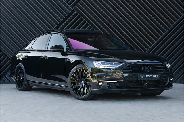 Audi A8 60 TFSI e quattro S-Line S-stoelen Pano B&O 360 Head Up Keyless Softclose Matrix Massage ACC